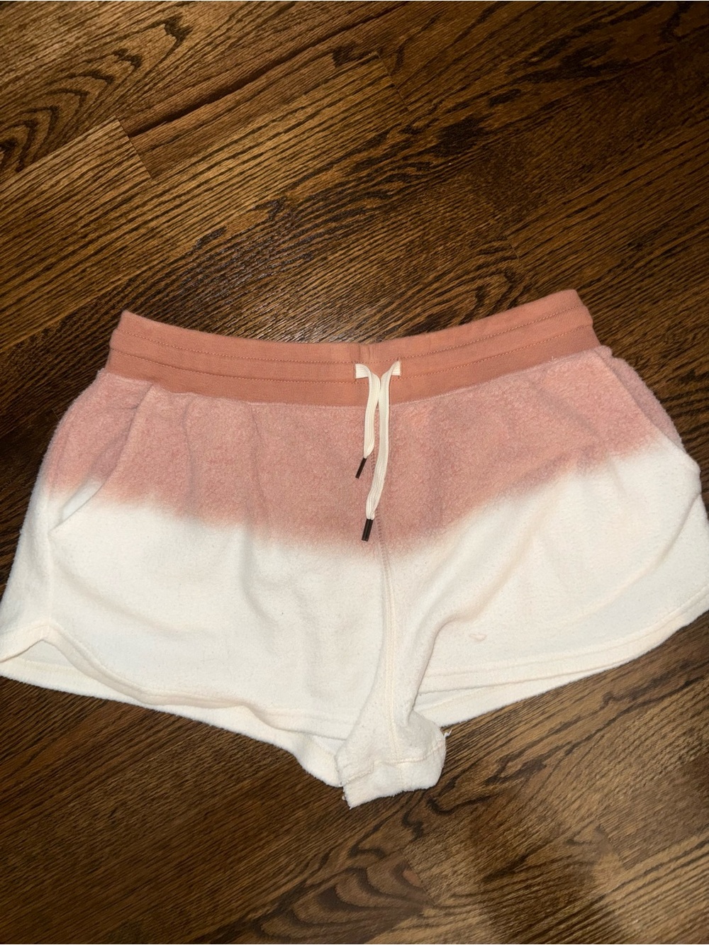 Women's Pink Ombre Terry Lounge Shorts